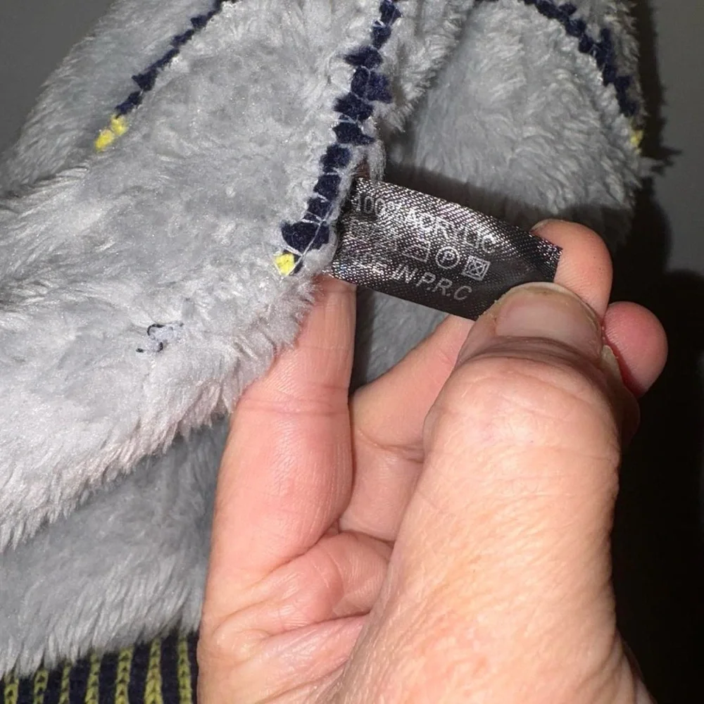 Striped Michigan Beanie